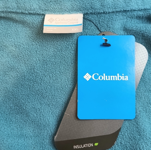 Columbia Full Zip Fleece Thermal Jacket Sweater - Picture 12 of 13